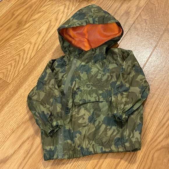 JOE Fresh Baby Camo Full Zip Jacket with Hood  (3-6 Months) Springtime - Picture 3 of 11